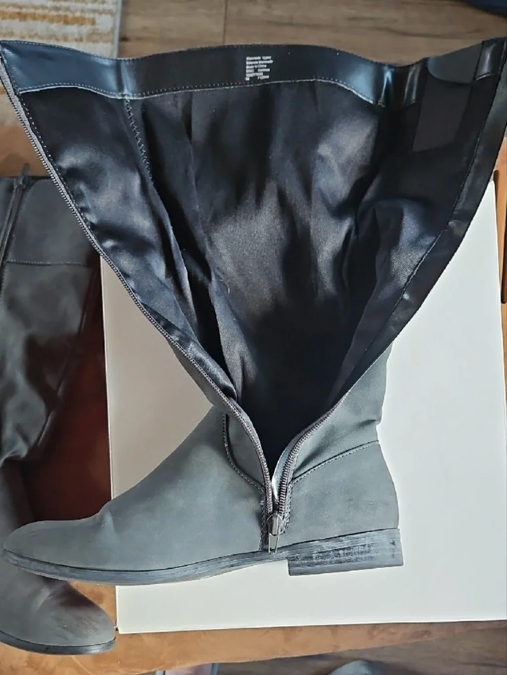 Style & Co. Women's Gray Slouch Over-the-Knee Boots
